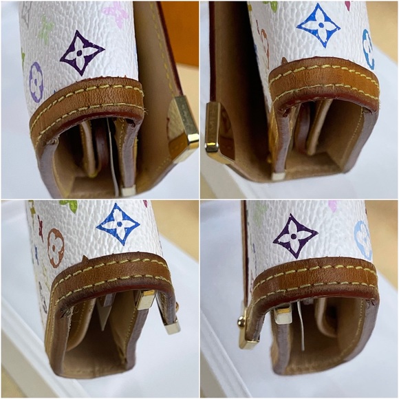 🦄AUTHENTIC🦄 Louis Vuitton Tresor Porte Murakami International Multicolored - Picture 5 of 10